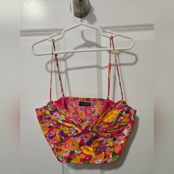 Zara Floral Crop Top Skirt Set - Picture 3 of 9